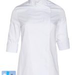 Chaqueta blanca de cocina para señora