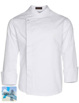 Chaqueta cocina blanca para señor
