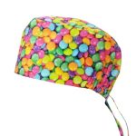Gorro sanitario con estampado de lacasitos.