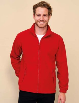 Polar para hombre con cremallera entera.